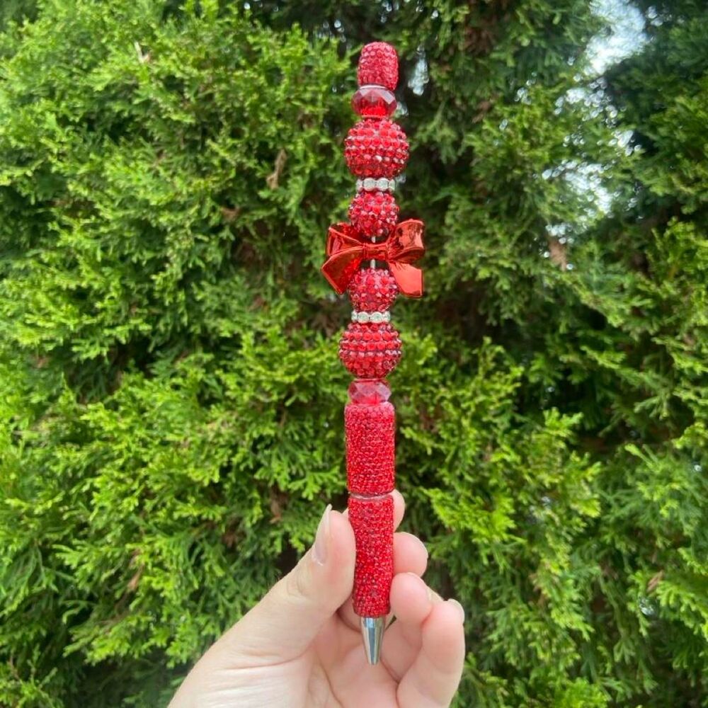 Red Beaded Pen
